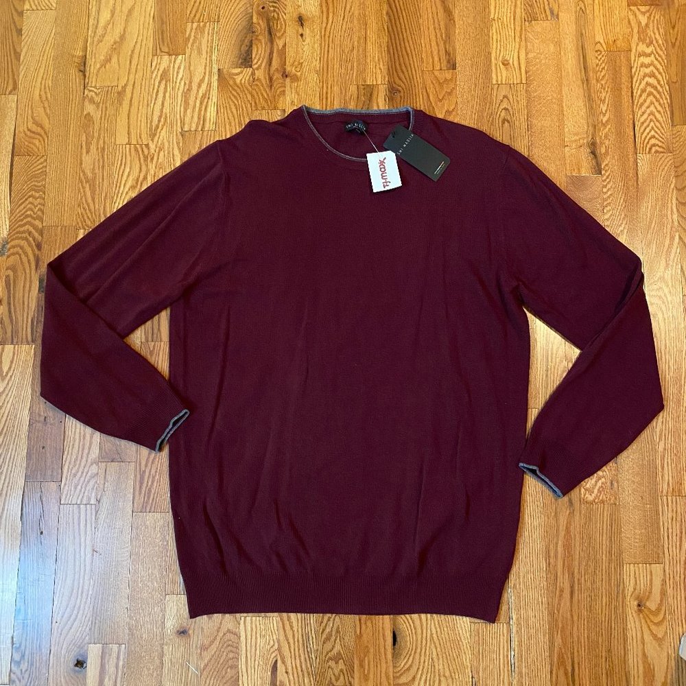 Emi Maglia Maroon Acrylic/Cashmere Sweater XL